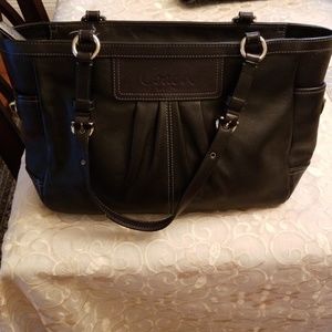 Authentic Leather Coach Bag